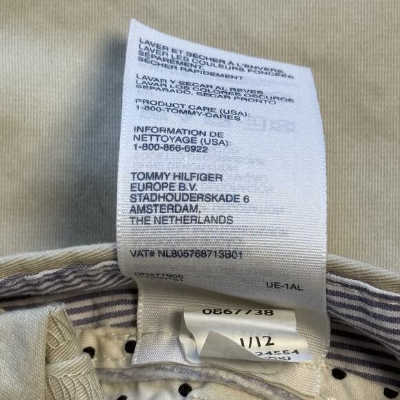 Tommy Hilfiger Women’s Chino Pants Khaki Beige Size 2 Cotton Slim - Picture 8 of 13